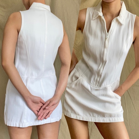 🚫SOLD🚫 Vintage DKNY White Tennis Dress 🎾 - Picture 2 of 4